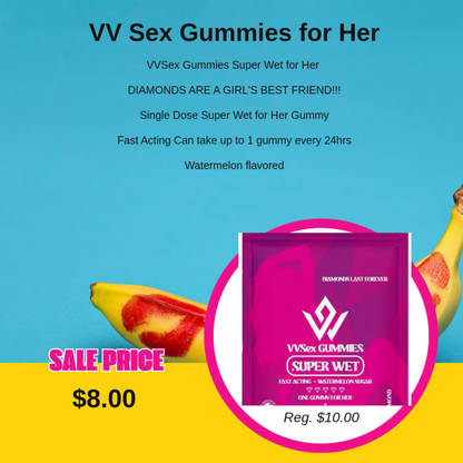 Sex Gummies Super Wet for Her