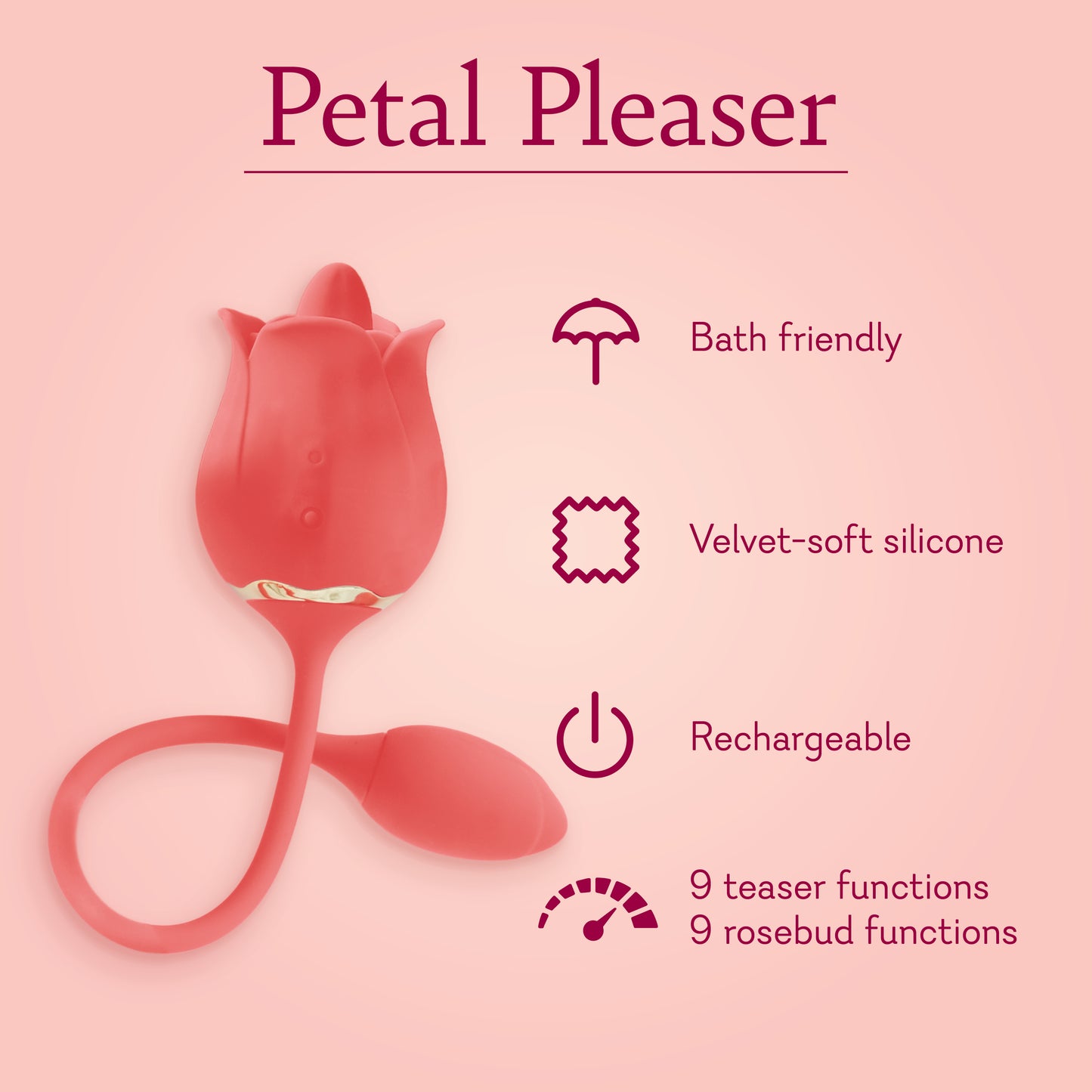 Petal Pleaser Rose & Bullet