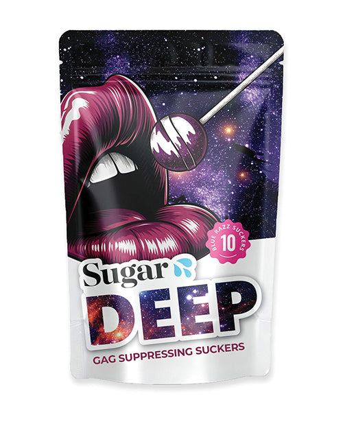 Sugar Splash Deep Gag Suppressing Purple Razz Sucker