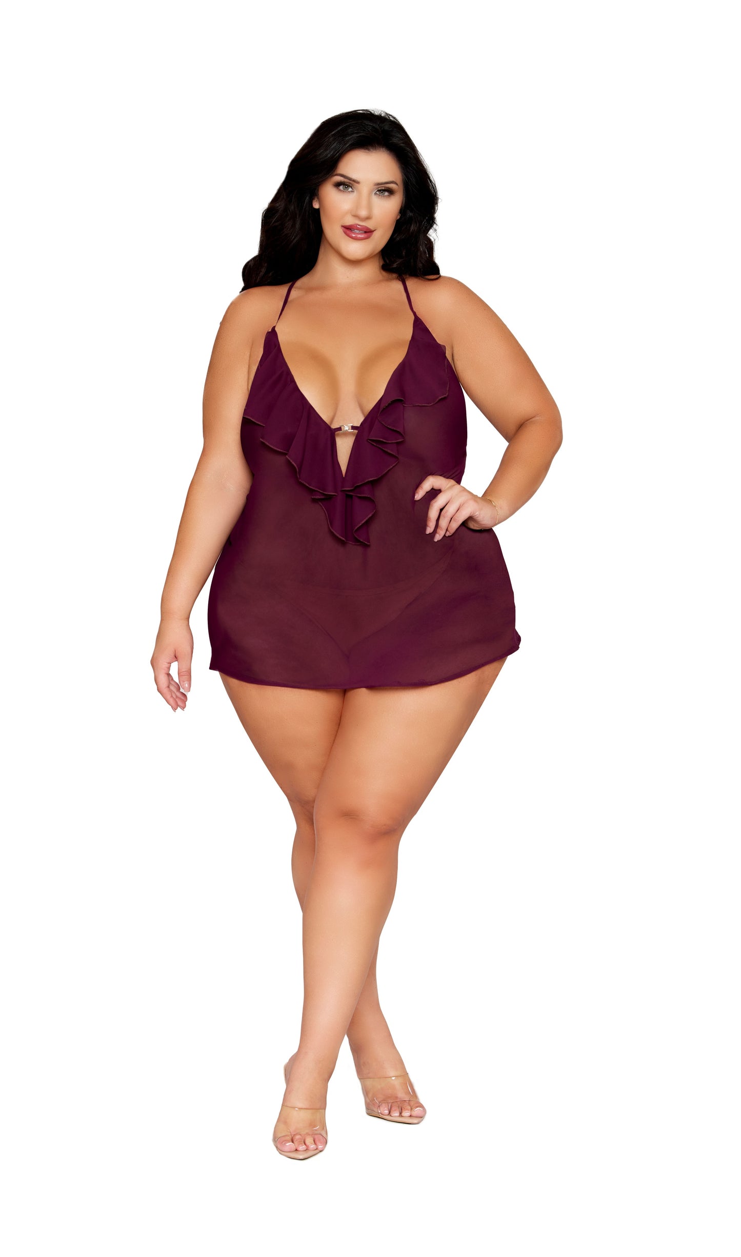 Cabernet Kiss Chemise & Robe