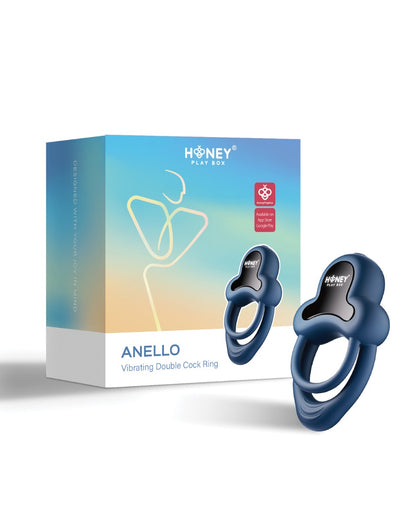 Anello Vibrating Double C-Ring w/Clitoral Stimulator