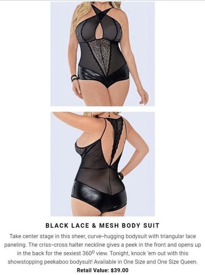 Lace & Mesh Bodysuit