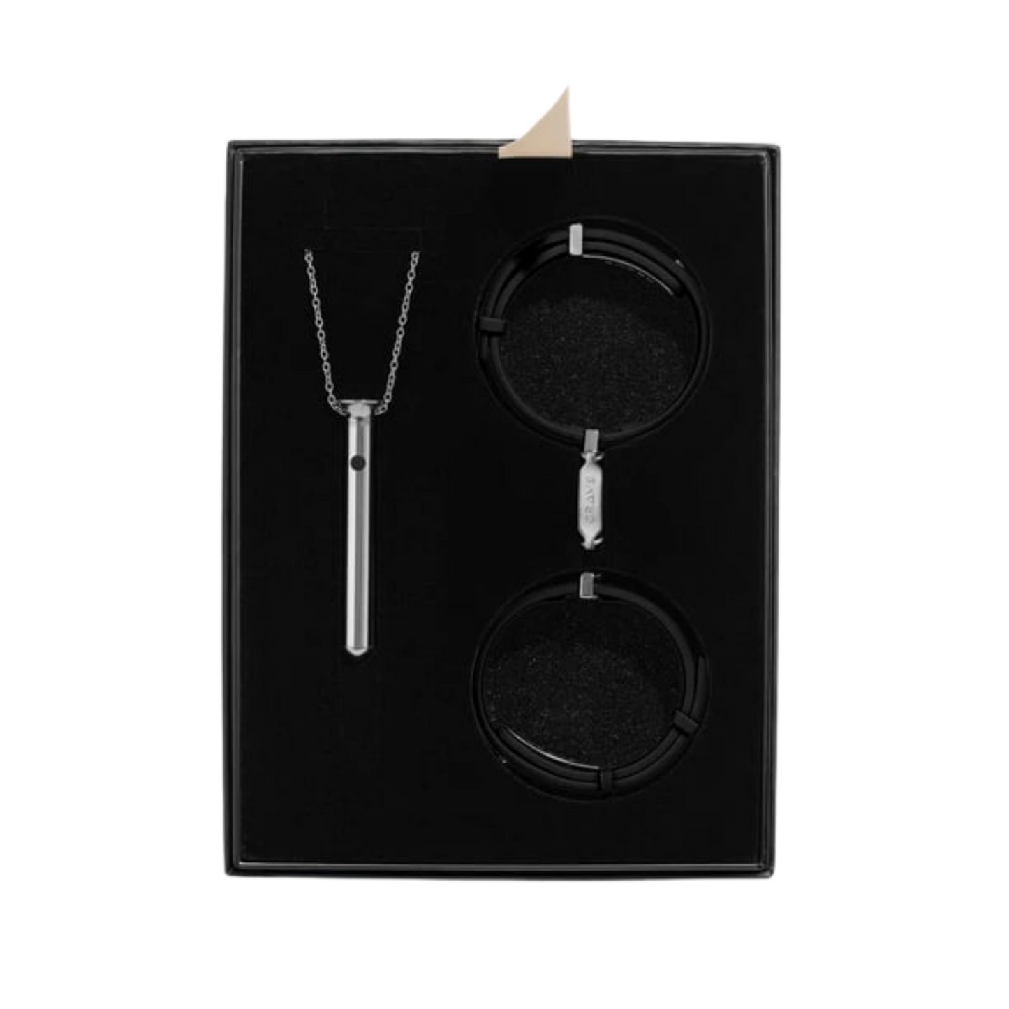 Vesper Mini & ID Cuffs Pleasure Set