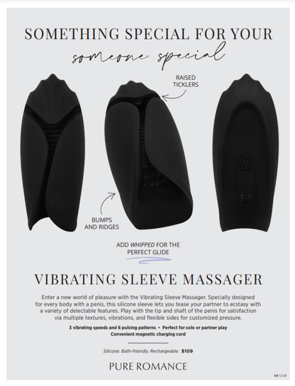 Vibrating Sleeve Massager