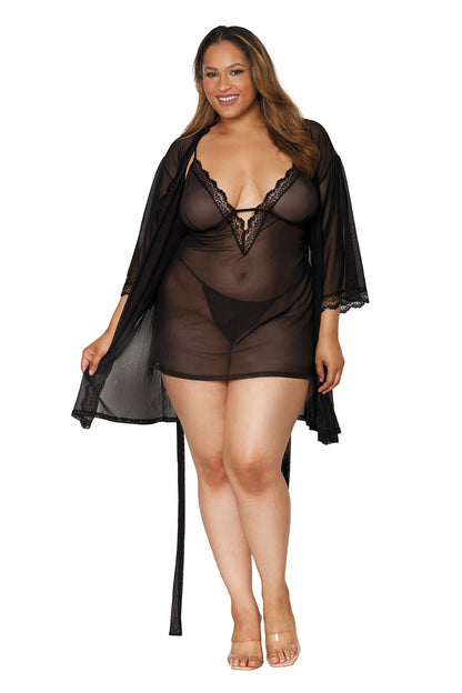 Whispered Desire Robe & Chemise Set