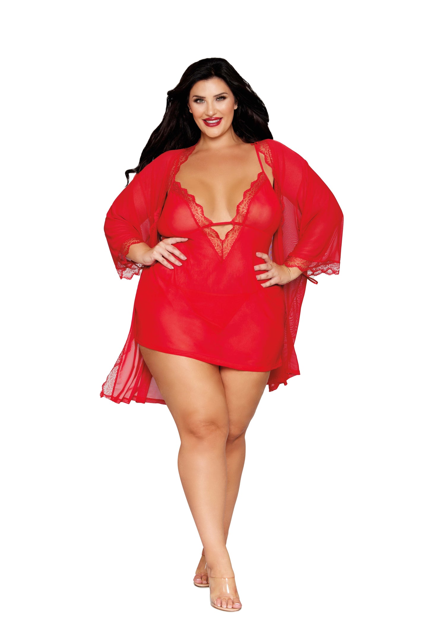 Whispered Desire Robe & Chemise Set